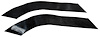 58 CHEVROLET SPLASH PAN DUST SHIELD WITH STAPLES 1 PAIR - image 1