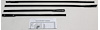 1963-64 IMPALA 2 DR HARDTOP OUTERS ONLY AUTHENTIC FELTKIT - image 1