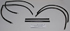 1963-64 FULL SIZE CHEVROLET 2 DR SEDAN UPPER CHANNELS - image 1