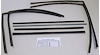 1959-60 FULL SIZE 4 DR WAGON UPPER CHANNEL AND DIVISION BARS - image 1
