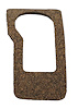 1959 FULLSIZE G.M. CAR LICENCE PLATE LIGHT LENS GASKET - image 1