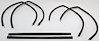 1959-60 IMPALA 4 DOOR SEDAN UPPER CHANNEL KIT 6PC - image 1