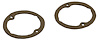 65-66 MUSTANG PARKLIGHT LENS GASKET PAIR - image 1
