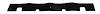 67-68 MUSTANG LICENSE PLATE DUST SHIELD - image 1