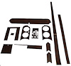 65-66 CONSOLE AND DOOR HANDLE WOODGRAIN KIT COMPLETE - image 1