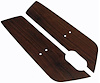 69-70 MUSTANG DOOR PANEL INSERT WALNUT WOODGRAIN 1 PAIR - image 1