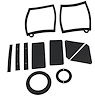 69-70 MUSTANG HEATER SEAL KIT NO AIR - image 1