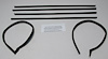 1967-68 MUSTANG FASTBACK DELUXE FELTKIT 6PC. - image 1