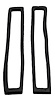 1974-78 MUSTANG II REAR MARKER LIGHT LENS GASKET - image 1