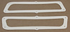 1971-77 COMET / MONTEGO BEZEL TO BODY GASKETS - image 1