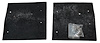 63-64 B-BODY INNER FENDER SPLASH SHIELDS REAR OF WHEELS - image 1
