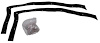 70 PLYMOUH B-BOPDY FENDER DUST SHIELDS - image 1
