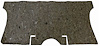 1970-76 DUSTER TRUNK DIVIDER JUTE - image 1