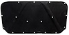1967-74 A-BODY MOLDED HOOD PAD - image 1