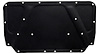 1969 B-BODY MOLDED HOOD PAD - image 1