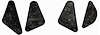 62-65 NOVA HOOD INSULATION SET - image 1