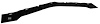 1973-77 CUTLASS FRONT SPOILER SPLASH SHIELD - image 1