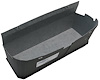 1951 OLDSMOBILE GRAY CLOTH GLOVEBOX LINER - image 1