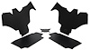 1974-76 RIVIERA BLACK TRUNK BOARDS 4 PCS - image 1