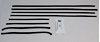 1968-69 TORINO 2 DR HARDTOP FELTKIT USE W/ CHROME - image 1