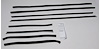 1968-69 TORINO / FAIRLANE TUDOR HARDTOP FORMAL ROOF USED W/ UPPER DOOR CHROME - image 1