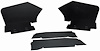 1974-76 DELUXE TORINO BLACK TRUNK BOARDS 4 PCS - image 1
