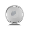 3307 Horn Button, Fits w/MK4/9 Wheel Steering, Aluminum Covered, Double Contact, Smooth, Polished