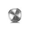 3340 Horn Button, Fits w/Mark 40 Wheel Steering, Billet Aluminum, Single Contact, Domed Smooth, Machined Finish - image 1