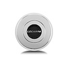3631 Horn Button, Fits w/Vette Wheel Steering, Billet Aluminum, Single Contact, Logo, Polished