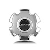 3641 Horn Button, Fits w/TransAm Wheel Steering, Billet Aluminum, Single Contact, w/Logo, Polished - image 1