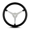 40001 Lake Steering Wheel, Black, Polished 3 Spokes - image 1