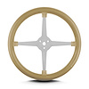40409 Lake Steering Wheel, Tan, Polished 4 Spokes - image 1