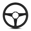 45201 Mark 4 Standard Steering Wheel, Black, Black Spokes, 14 in. Standard Grip - image 1