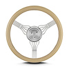 55609 Banjo Steering Wheel, Fits w/3-Bolt Hub, Tan - image 1