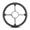 94206 Mark 4 Classic Steering Wheel, Dark Grey, Polished Spokes, 15 in. Standard Grip - image 1