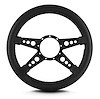 94901 Mark 9 GT Steering Wheel, Black, Black Spokes, 14 in. Thick Grip - image 1