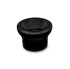 B-10700 Steering Wheel Hub Adapter, Fits w/59-73 Volkswagen, 9-Bolt, Black Billet Aluminum - image 1