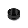 B-12408 Steering Wheel Hub Adapter, Fits w/84-89 Ford w/o Airbag, 9-Bolt, Black Billet Aluminum - image 1