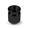 B-16403 Steering Wheel Hub Adapter, Fits w/67-83 GM, 9-Bolt, Telescopic 3 in. Travel Black Billet Aluminum - image 1