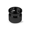 B-16404 Steering Wheel Hub Adapter, Fits w/84-90 GM, 9-Bolt, Telescopic 2 in. Travel Black Billet Aluminum - image 1
