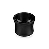 B-16448 Steering Wheel Hub Adapter, Fits w/95-00 GM Air Bag, 9-Bolt, Long Black Billet Aluminum - image 1