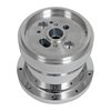 B-26402 Steering Wheel Hub Adapter, Fits w/54-66 GM, 9-Bolt, Polished Billet Aluminum - image 2