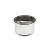B-26422 Steering Wheel Hub Adapter, Fits w/64-66 GM, 9-Bolt, Short Polished Billet Aluminum - image 1