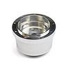B-26423 Steering Wheel Hub Adapter, Fits w/67-94 GM w/o Air Bag Flaming River Column, 9-Bolt, Polished Billet Aluminum - image 1