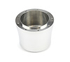 B-26426 Steering Wheel Hub Adapter Fits w/67-94 GM w/o Air Bag Flaming River Column, 9-Bolt, 3.25 in. L Polished Billet Aluminum - image 1