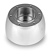 B-26458 Steering Wheel Hub Adapter, Fits w/67-94 GM, 6-Bolt, Vette 2 Spoke, Polished Billet Aluminum - image 1