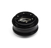 B-46123 Steering Wheel Hub Adapter, Fits w/Flaming River Column, Mark 40 Black Billet Aluminum - image 1
