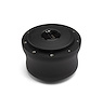 B-64401 Steering Wheel Hub Adapter, Fits w/67-94 GM, 9-Bolt, Black Billet Aluminum, w/Plastic Horn Button - image 1