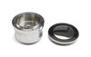 B-64406 Steering Wheel Hub Adapter, Fits w/67-94 GM, 9-Bolt, Polished Billet Aluminum, w/Polished Full Cover Horn Button - image 2