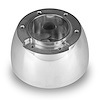 B-66448 Steering Wheel Hub Adapter, Fits w/02-Up GM, 6-Bolt, Vette 3 Spoke, Polished Billet Aluminum - image 1